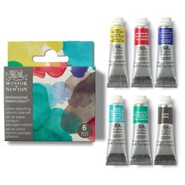 Winsor & Newton Professional Watercolour Urban Sketching Set - Open