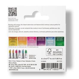 Winsor & Newton Professional Watercolour Vibrant Set - Back