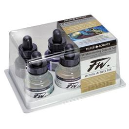 Daler Rowney FW Ink Shimmering Colours 6 Set thumbnail