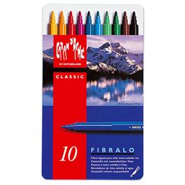 Caran D'ache Fibralo Watersoluble Pens - Tin Of 10 thumbnail