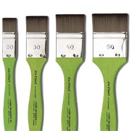 Da Vinci Series 374 Set Di 4 Pennelli Da Trucco Per Scuola E Hobby, Misure 6, 8, 10, 12, Fibre Sintetiche - Made In Germany