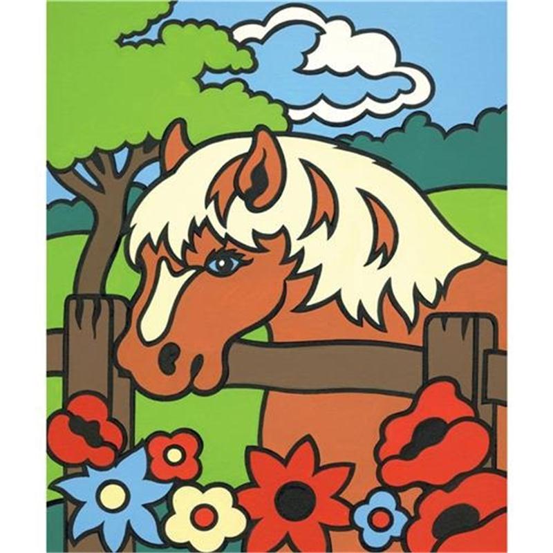 Mini Paint By Numbers Pony