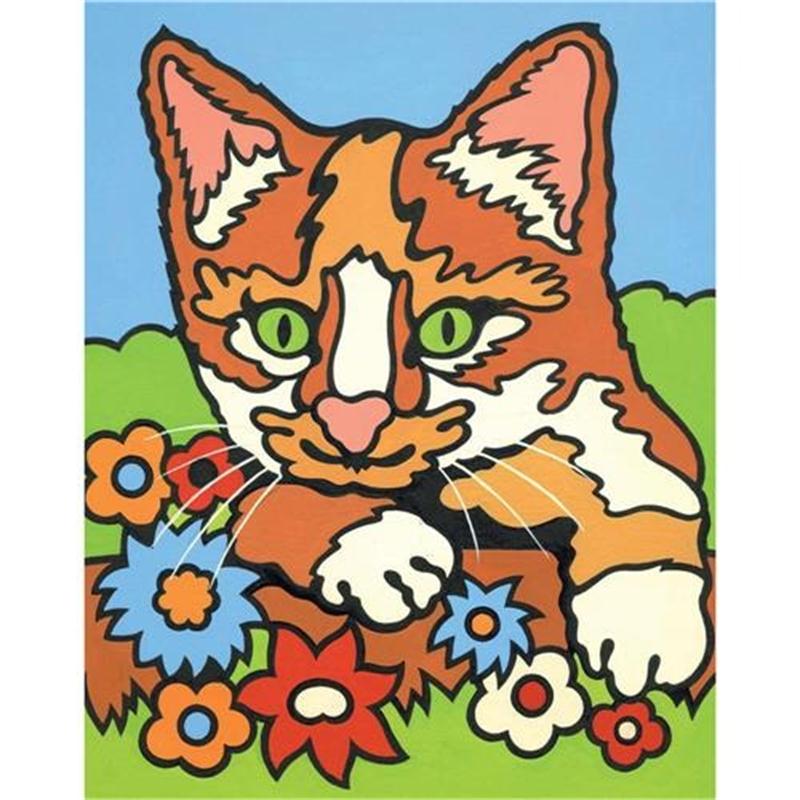 Mini Paint By Numbers Kitten