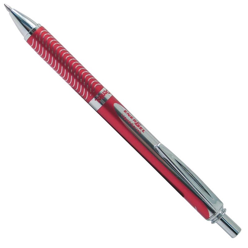 thumbnail image 2 of Pentel Energel Sterling Retractable Gel Pen - 0.7mm Medium Tip, Smoke Grey, Gift Box Included 2 of 4