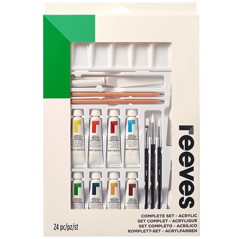 Reeves Acrylic Complete Set