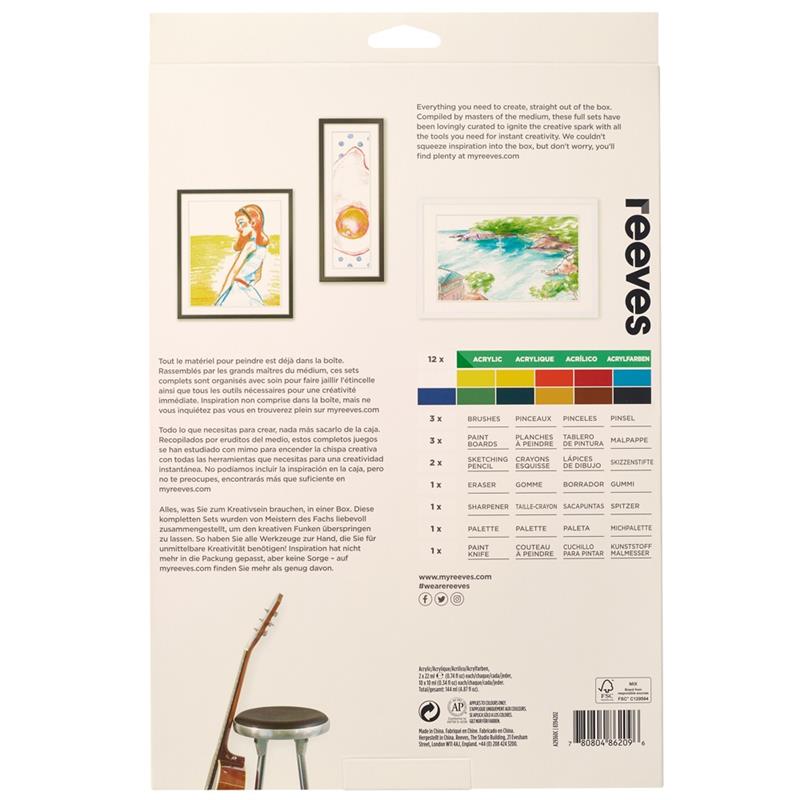 Reeves Acrylic Complete Set