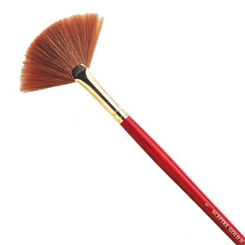 Sceptre Gold II Short Handled Brushes Fan